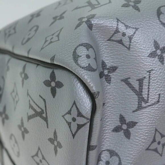 LOUIS VUITTON Eclipse Split Keepall Bandouliere 50 Boston Bag M43817 Auth 57012A - Picture 3 of 16